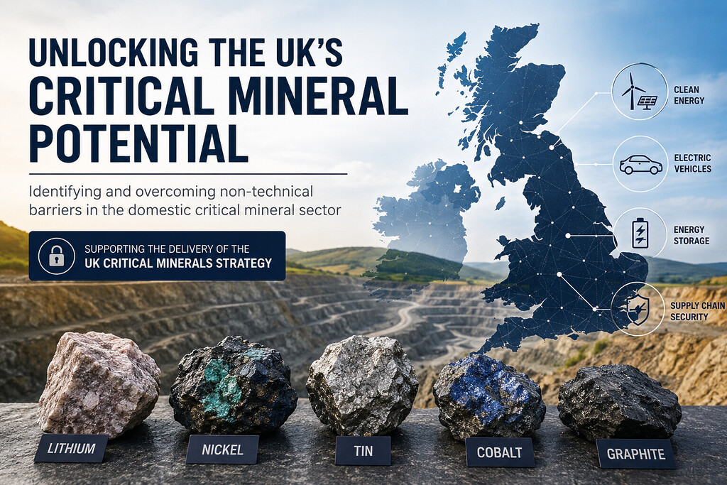 UK Critical Minerals Strategy aims to strengthen domestic supply chains for lithium, nickel, cobalt, graphite and other energy transition minerals