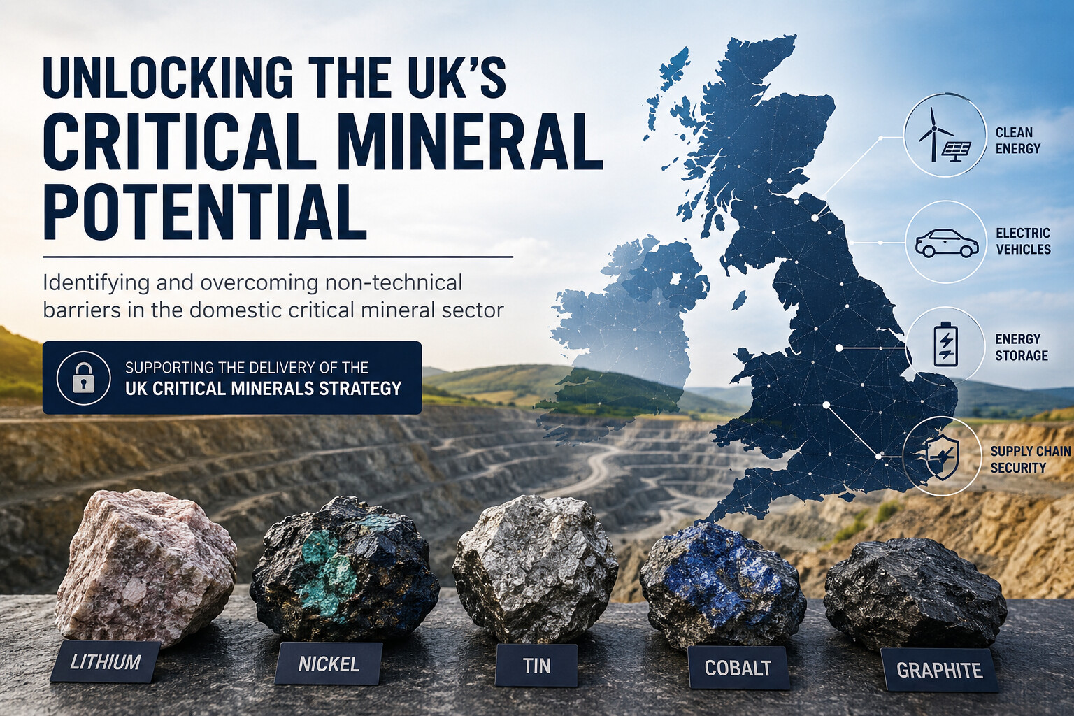 UK Critical Minerals Strategy aims to strengthen domestic supply chains for lithium, nickel, cobalt, graphite and other energy transition minerals