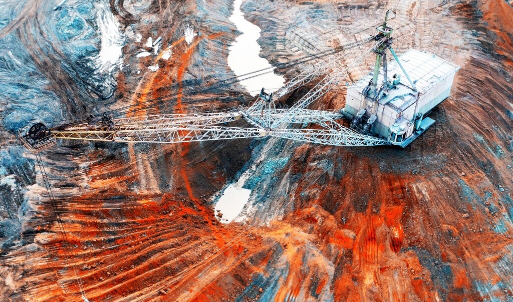 Critical minerals mining operation supporting global industrial supply chains